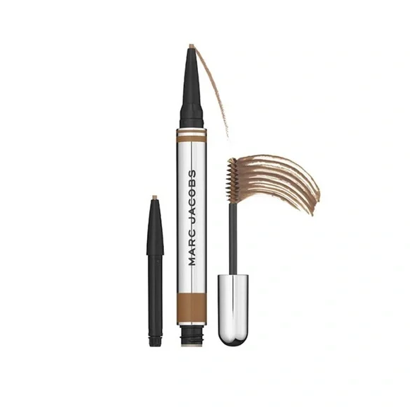 ‼️NWT‼️Marc Jacobs Brow Wow Duo Brow Powder Pencil and Tinted Gel 04 Light Brown - Picture 2 of 4